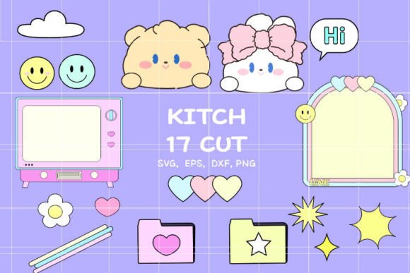 Download Kwaii Svg, Television Svg, Bear Svg - Premium Resources