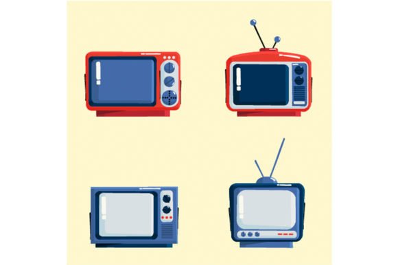 Download Retro Television Set Illustration - Premium Resources