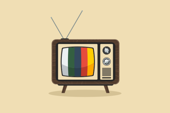 Download Front View Old Vintage Television - Premium Resources