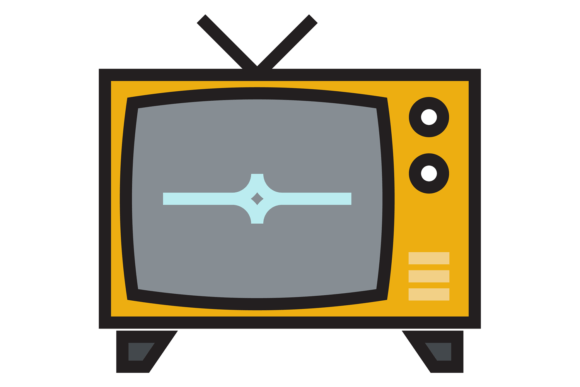 Download Old Tv Icon. Retro Television Monitor Sy - Premium Resources