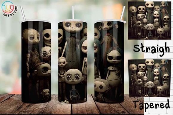 Download Halloween Scary Doll Tumbler,Creepy Doll - Halloween Collection