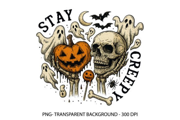 Download Stay Creepy PNG Halloween Dripping Heart - Halloween Collection