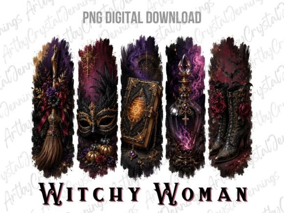 Download Witchy Woman Gothic Halloween PNG - Halloween Collection