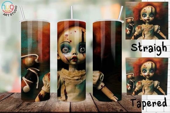 Download Halloween Scary Doll Tumbler,Creepy Doll - Halloween Collection