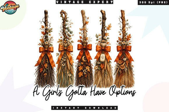 Download Cottagecore Witch Broom Halloween PNG - Halloween Collection