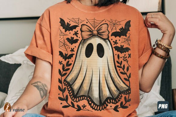 Download Lace Ghost Halloween Png, Preppy Ghost - Halloween Collection