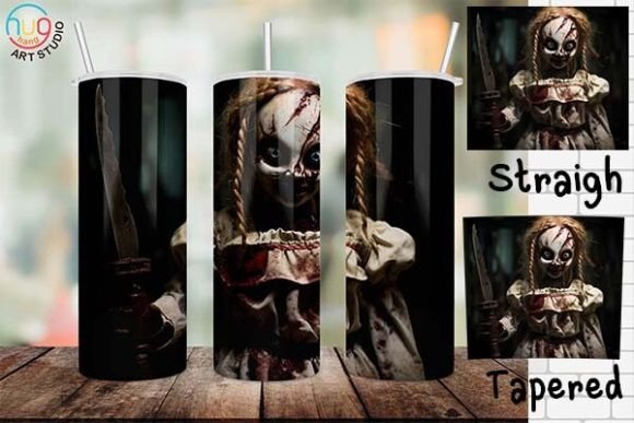 Download Halloween Scary Doll Tumbler,Creepy Doll - Halloween Collection